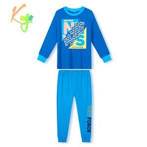 Chlapecké pyžamo - KUGO MP3782, modrá / petrol Barva: Modrá, Velikost: 146