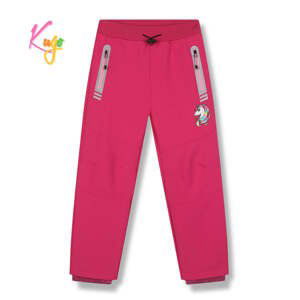 Dívčí softshellové kalhoty, zateplené - KUGO HK5618, růžová Barva: Růžová, Velikost: 116