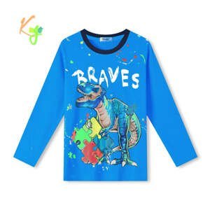 Chlapecké tričko - KUGO HC0756, tyrkysová Barva: Tyrkysová, Velikost: 104