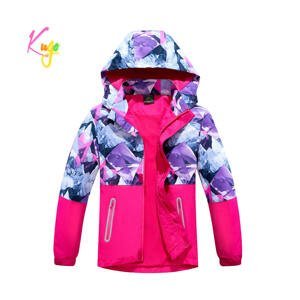 Dívčí podzimní bunda, zateplená - KUGO B2863, růžová Barva: Růžová, Velikost: 134