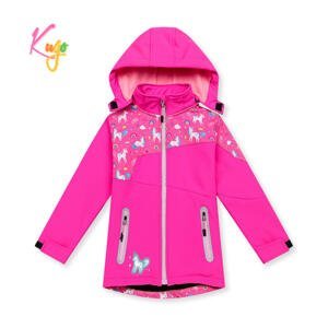 Dívčí softshellová bunda, zateplená - KUGO HK5601, růžová Barva: Růžová, Velikost: 86