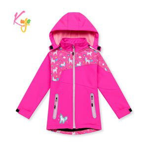Dívčí softshellová bunda, zateplená - KUGO HK5601, růžová Barva: Růžová, Velikost: 92