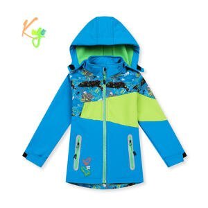 Chlapecká softshellová bunda, zateplená - KUGO HK5601, tyrkysová Barva: Tyrkysová, Velikost: 104
