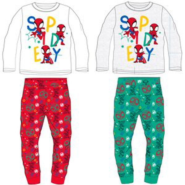 Spider Man - licence Chlapecké pyžamo - Spider-Man 52041500W, bílá / červená Barva: Bílá, Velikost: 122