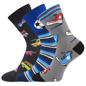 Chlapecké ponožky Boma - 057-21-43, mix barev 4 Barva: Mix barev, Velikost: 35-38