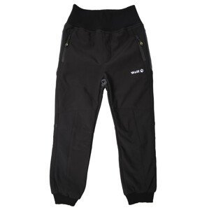 Chlapecké softshellové kalhoty, zateplené - Wolf B2399, černá Barva: Černá, Velikost: 110