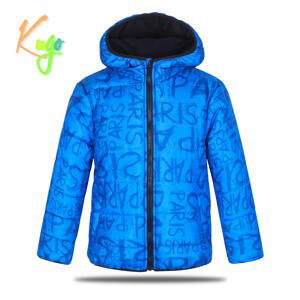 Chlapecká zimní bunda - KUGO FB0316, světle modrá Barva: Modrá světle, Velikost: 134