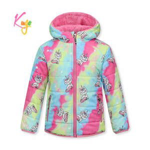 Dívčí zimní bunda - KUGO KB2350, batika / světle růžová Barva: Růžová, Velikost: 110