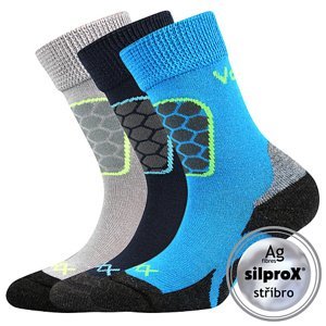 Chlapecké ponožky VoXX - Solaxik kluk, modrá, šedá Barva: Mix barev, Velikost: 35-38