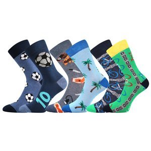 Chlapecké ponožky Lonka - Doblik kluk, mix barev Barva: Mix barev, Velikost: 25-29