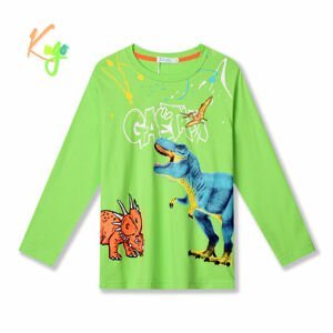 Chlapecké tričko - KUGO HC9307, zelinkavá Barva: Zelená, Velikost: 98
