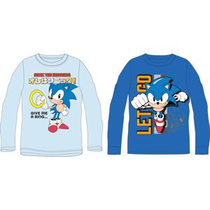 Ježek SONIC - licence Chlapecké tričko - Ježek Sonic 5202109, modrá Barva: Modrá, Velikost: 116