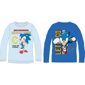 Ježek SONIC - licence Chlapecké tričko - Ježek Sonic 5202109, modrá Barva: Modrá, Velikost: 128
