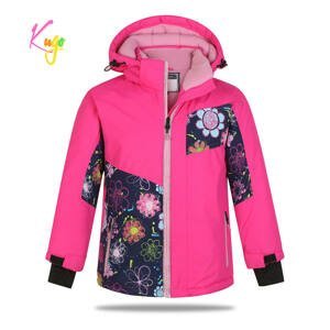 Dívčí zimní bunda - KUGO PB3889, růžová Barva: Růžová, Velikost: 116