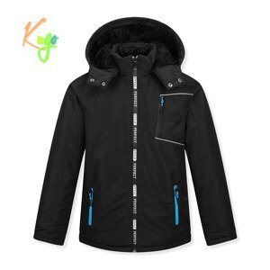 Chlapecká zimní bunda - KUGO BU610, černá Barva: Černá, Velikost: 146