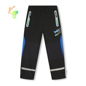 Chlapecké šusťákové kalhoty, zateplené - KUGO DK7127, černá Barva: Černá, Velikost: 104
