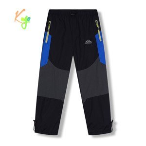 Chlapecké šusťákové kalhoty, zateplené - KUGO DK8236, černá Barva: Černá, Velikost: 128