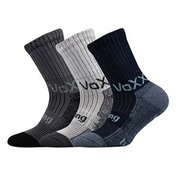 Chlapecké ponožky VoXX - Bomberik kluk, šedá, modrá Barva: Mix barev, Velikost: 25-29