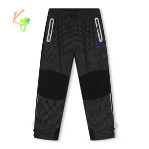 Chlapecké outdoorové kalhoty - KUGO G9658, šedá / modré zipy Barva: Šedá, Velikost: 134