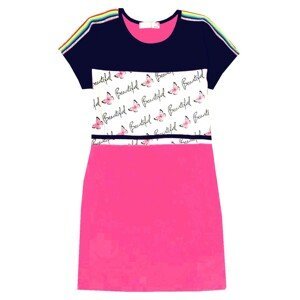 Dívčí šaty - KUGO K901, vel.134-164 Barva: Vzor 1, Velikost: 158-164