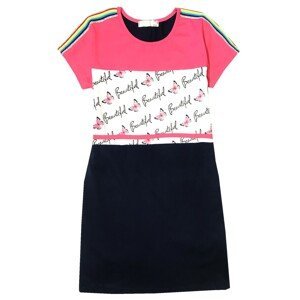 Dívčí šaty - KUGO K901, vel.134-164 Barva: Vzor 2, Velikost: 134-140