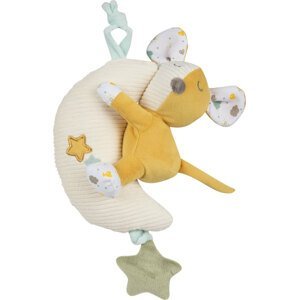 Canpol Babies Canpol babies Závěsná plyšová hračka s melodií a pískatkem - Myška na měsíčku