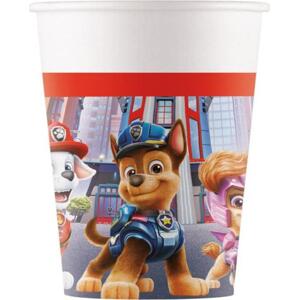 Procos Papírové kelímky (WM) Paw Patrol: The Movie, 200 ml, 8 ks (štítek SUP)