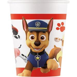 Procos Papírové kelímky (WM), Paw Patrol - Ready for Action (Nickelodeon), 200ml, 8 ks (štítek SUP) (FSC papír)