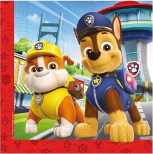 Procos Paw Patrol Rescue Heroes papírové ubrousky, rozměr 33 x 33 cm, 20 ks.