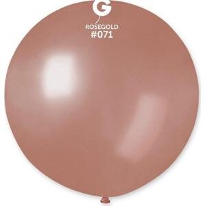 Balón GM220, metalická koule 0,65m - růžová a zlatá 71