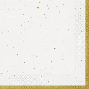 Godan / decorations Ubrousky Celebrate (zlaté), certifikované FSC, 33x33 cm/ 20 ks.