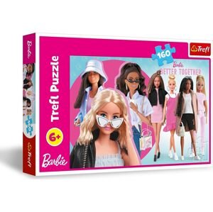 TREFL Puzzle Barbie a její svět 160 dílků