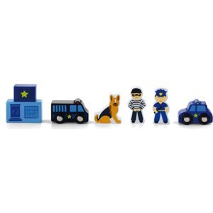 Dětské dřevěné figurky Viga Policie