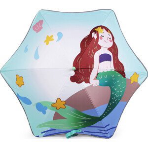 Dětský deštník s reflexním lemem Varianta: 4 modrá pomněnková mořská panna, Balení: 1 ks