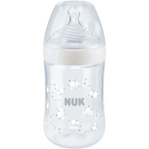 Kojenecká láhev NUK Nature Sense s kontrolou teploty 260 ml bílá