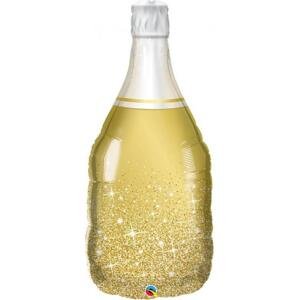 Qualatex Fóliový balónek 39" QL SHP "Zlatá láhev šampaňského