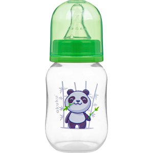 Láhev s obrázkem Akuku 125 ml panda zelená