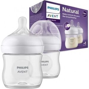 Philips Avent Dětská láhev Natural Response 125 ml, 0m+, 2ks