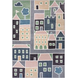 Hanse Home Collection koberce Dětský koberec New Adventures 105320 Pastel Colors Multicolored Rozměry koberců: 120x170
