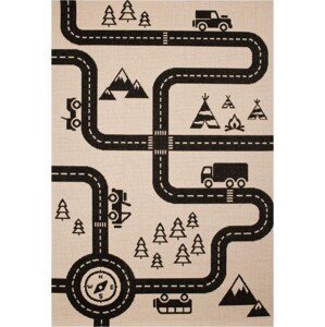 Zala Living - Hanse Home koberce Dětský kusový koberec Vini 103024 Road Map Charly 120x170 cm Rozměry koberců: 120x170