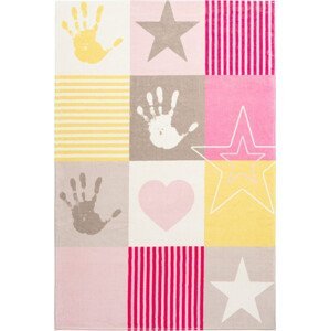 Obsession koberce Dětský kusový koberec Stars 411 pink Rozměry koberců: 120x170