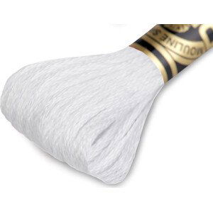 Vyšívací příze DMC Mouliné Spécial Cotton Varianta: B5200 White, Balení: 1 ks