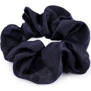 Gumička scrunchie do vlasů Varianta: 4 modrá tmavá, Balení: 1 ks