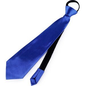 Saténová párty kravata jednobarevná Varianta: 6 modrá, Balení: 1 ks