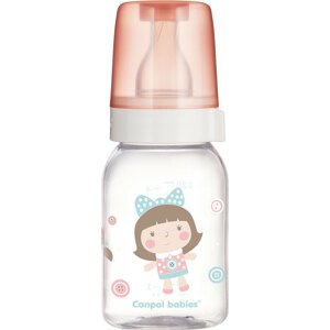 Canpol Babies Skleněná lahvička 120 ml Autíčko - mátová