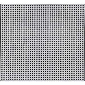 Plastová kanava / mřížka vyšívací Varianta: 2 (14,2x14,2 cm) bílá, Balení: 1 ks