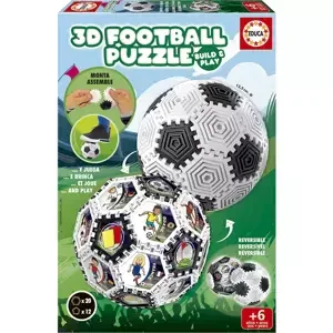 EDUCA 3D Puzzle Build&Play: Fotbalový míč 32 dílků