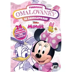 JIRI MODELS Omalovánky tvarované + samolepky Minnie Mouse