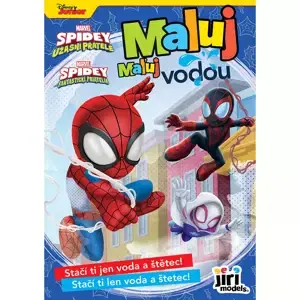 JIRI MODELS Maluj vodou Spidey a jeho úžasní přátelé A5 omalovánky