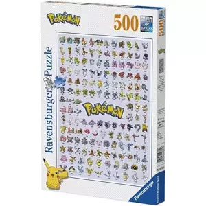 RAVENSBURGER Puzzle Prvních 151 Pokémonů skládačka 500 dílků